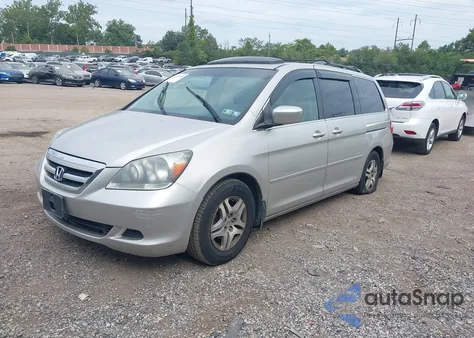 2005 Honda Odyssey Ex-L from USA, damaged, VIN 5FNRL38605B424618